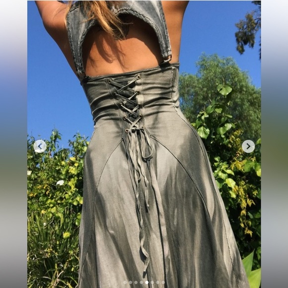 Lip Service Warbird Apocalyptic lace up mesh Gothic Dress - Picture 6 of 12